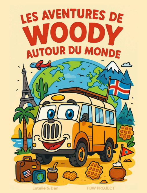 Couverture Les Aventures de Woody autour du monde, édition française