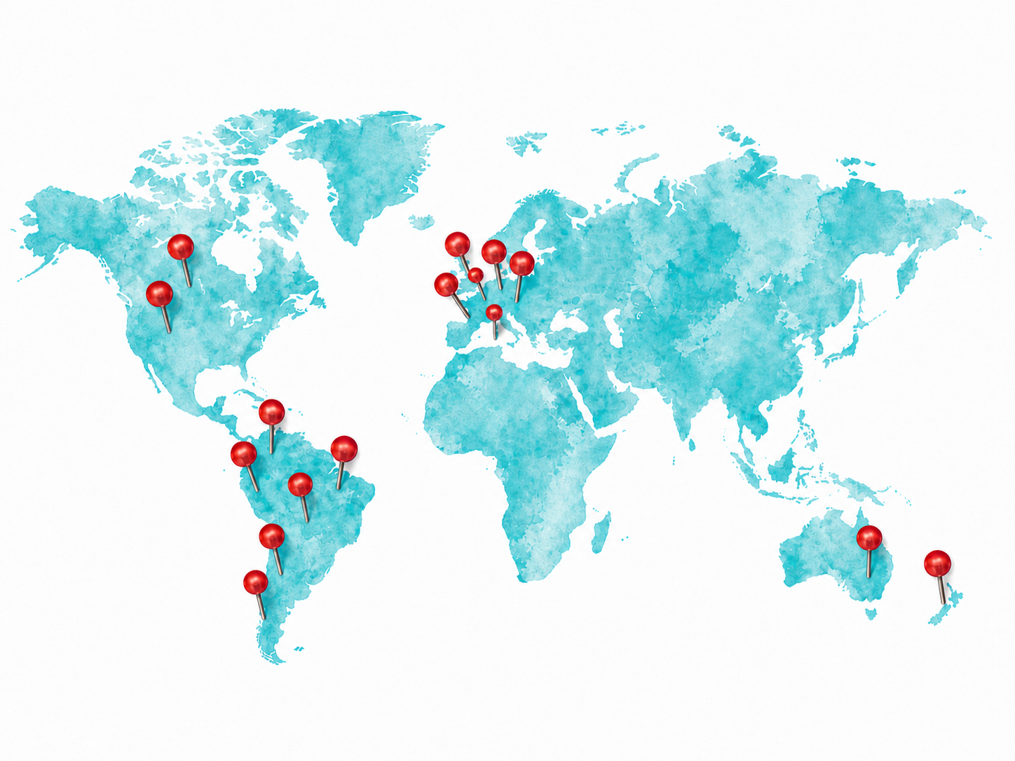 Carte mondiale des pays où les livres d'Estelle Ohanian sont lus