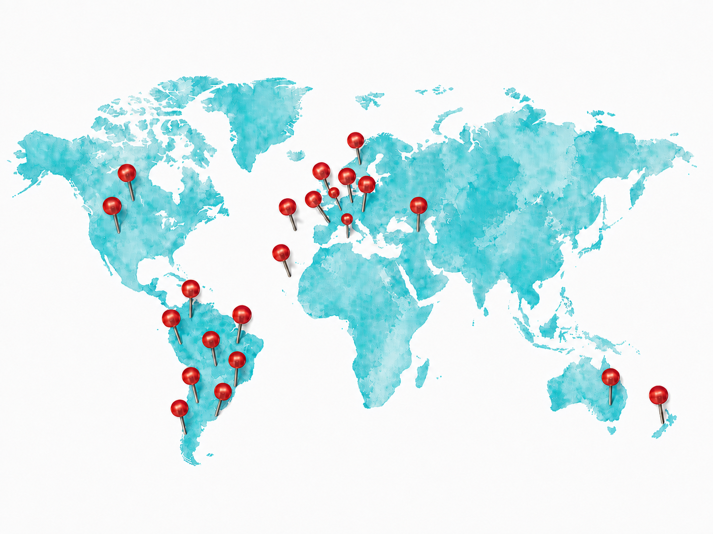 Carte mondiale des pays où les livres d'Estelle Ohanian sont lus