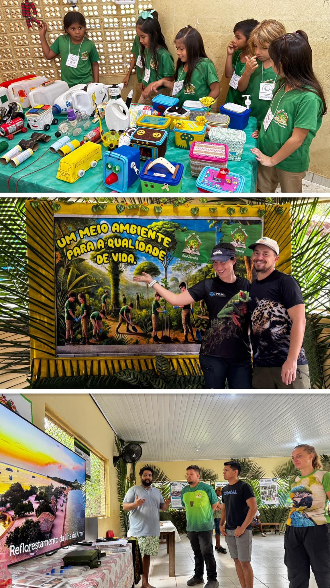 Les enfants et leurs objets recyclés