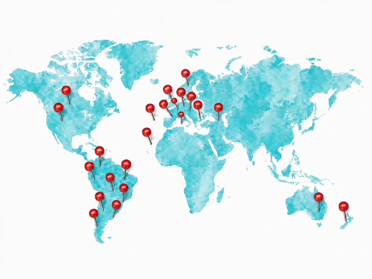 Carte mondiale des pays où les livres d'Estelle Ohanian sont lus